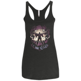 T-Shirts Vintage Black / X-Small Magnetic Confrontation Women's Triblend Racerback Tank