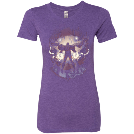 T-Shirts Purple Rush / Small Magnetic Confrontation Women's Triblend T-Shirt