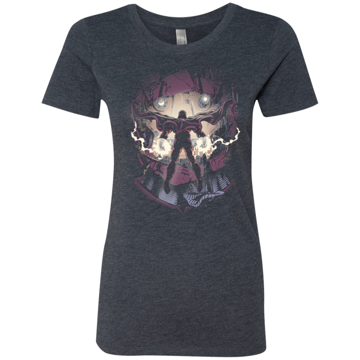 T-Shirts Vintage Navy / Small Magnetic Confrontation Women's Triblend T-Shirt