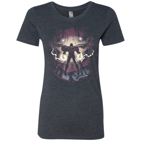 T-Shirts Vintage Navy / Small Magnetic Confrontation Women's Triblend T-Shirt