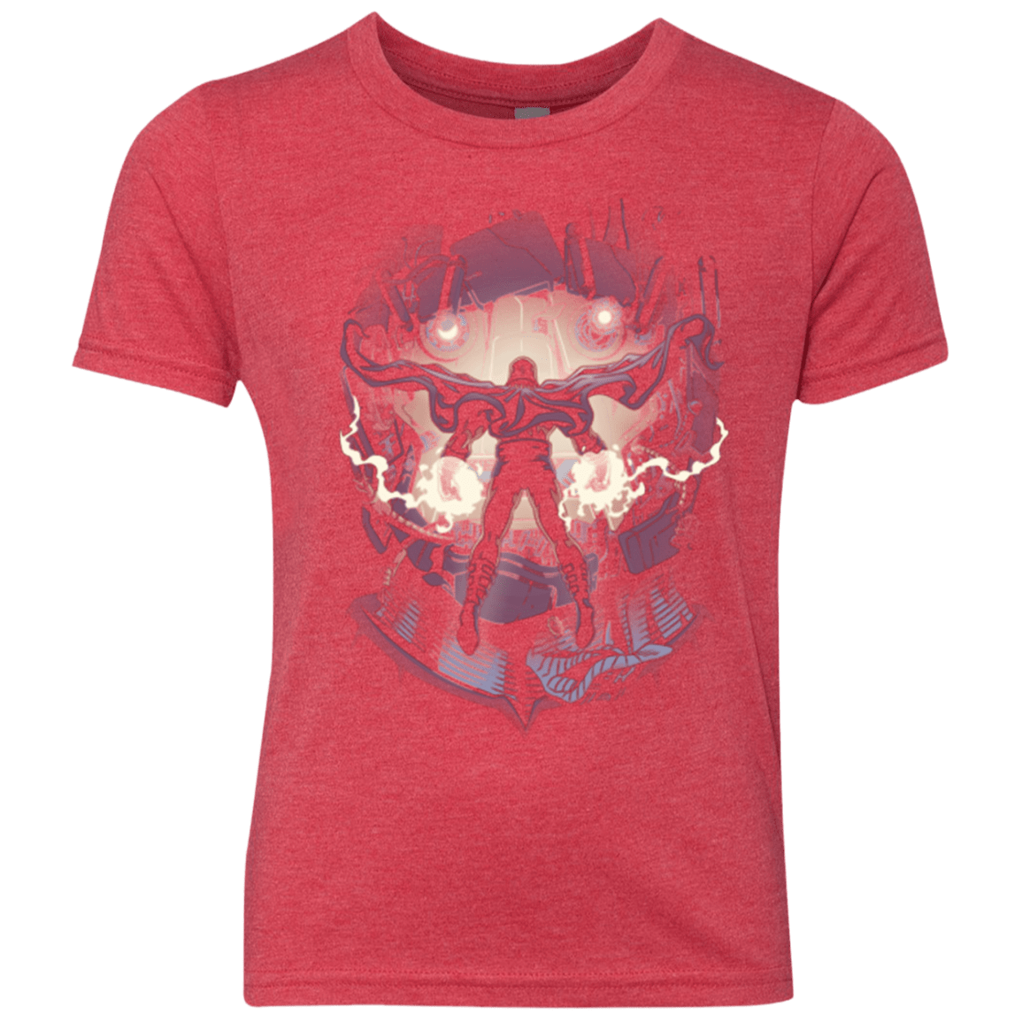 T-Shirts Vintage Red / YXS Magnetic Confrontation Youth Triblend T-Shirt