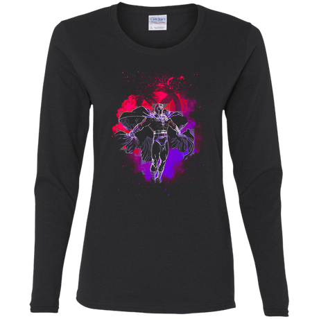 T-Shirts Black / S Magneto Soul Women's Long Sleeve T-Shirt