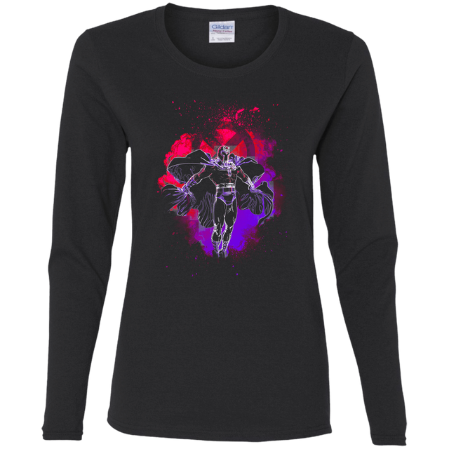 T-Shirts Black / S Magneto Soul Women's Long Sleeve T-Shirt
