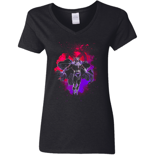 T-Shirts Black / S Magneto Soul Women's V-Neck T-Shirt