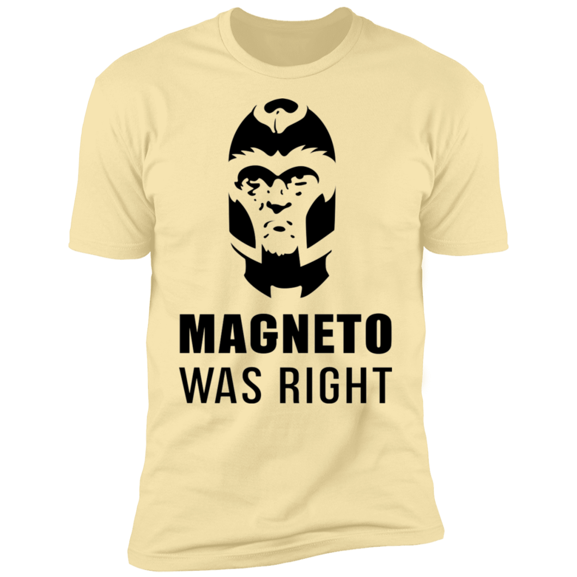 T-Shirts Banana Cream / S Magneto Was Right Men's Premium T-Shirt