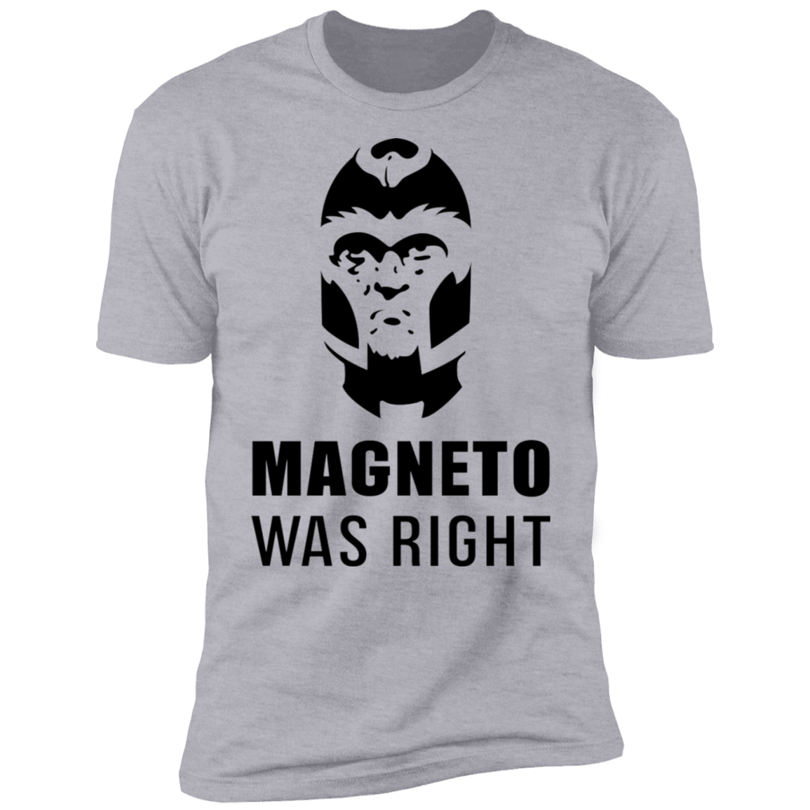 T-Shirts Heather Grey / S Magneto Was Right Men's Premium T-Shirt