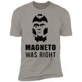T-Shirts Light Grey / S Magneto Was Right Men's Premium T-Shirt