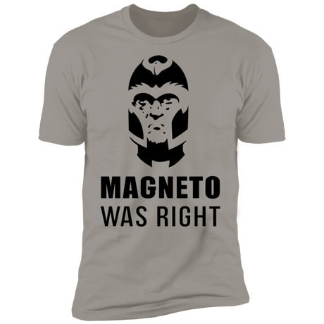 T-Shirts Light Grey / S Magneto Was Right Men's Premium T-Shirt