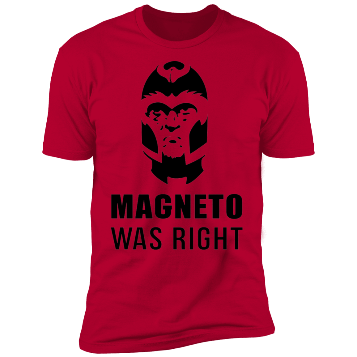 T-Shirts Red / S Magneto Was Right Men's Premium T-Shirt