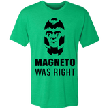 T-Shirts Envy / S Magneto Was Right Men's Triblend T-Shirt