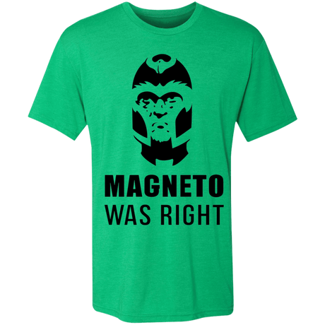 T-Shirts Envy / S Magneto Was Right Men's Triblend T-Shirt