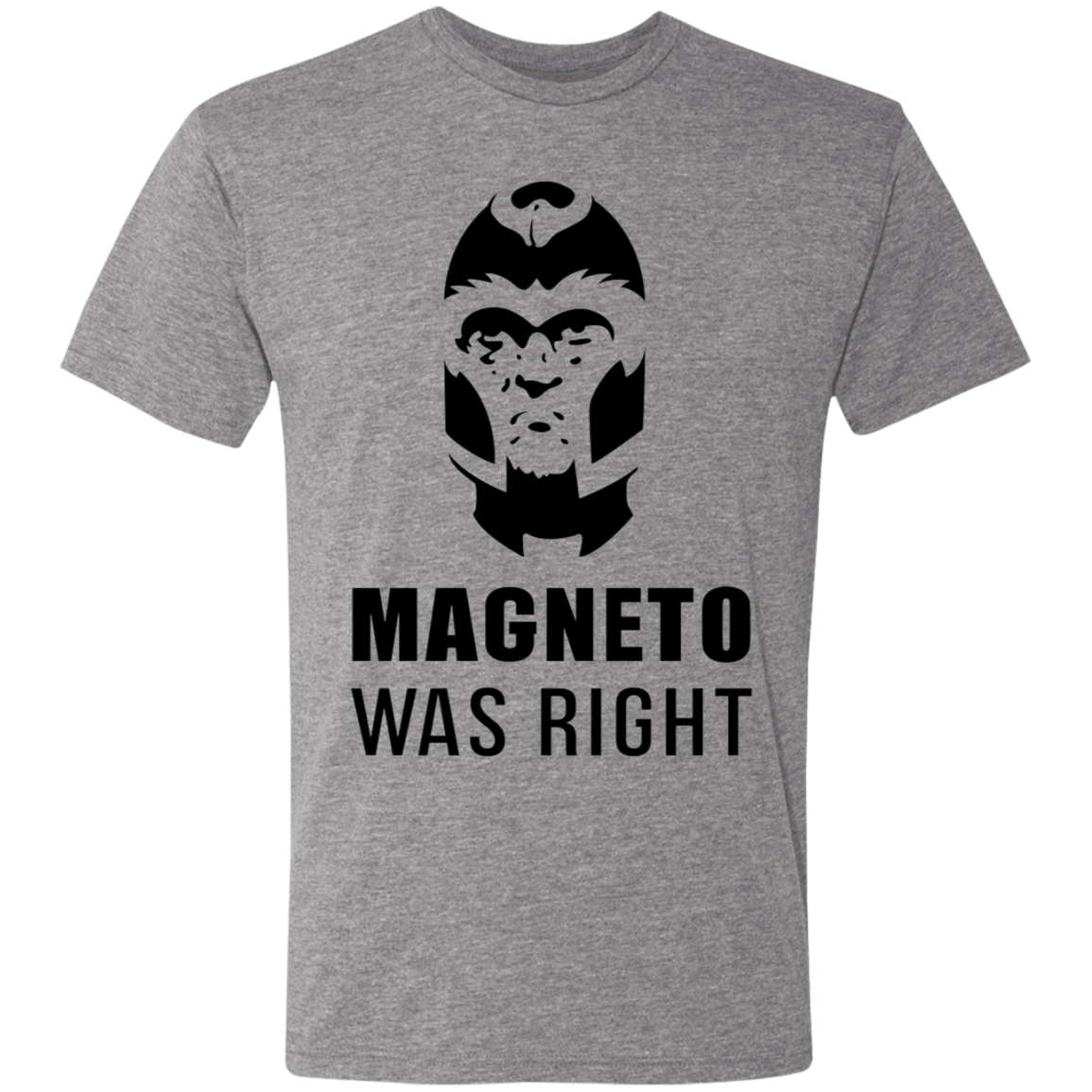 T-Shirts Premium Heather / S Magneto Was Right Men's Triblend T-Shirt