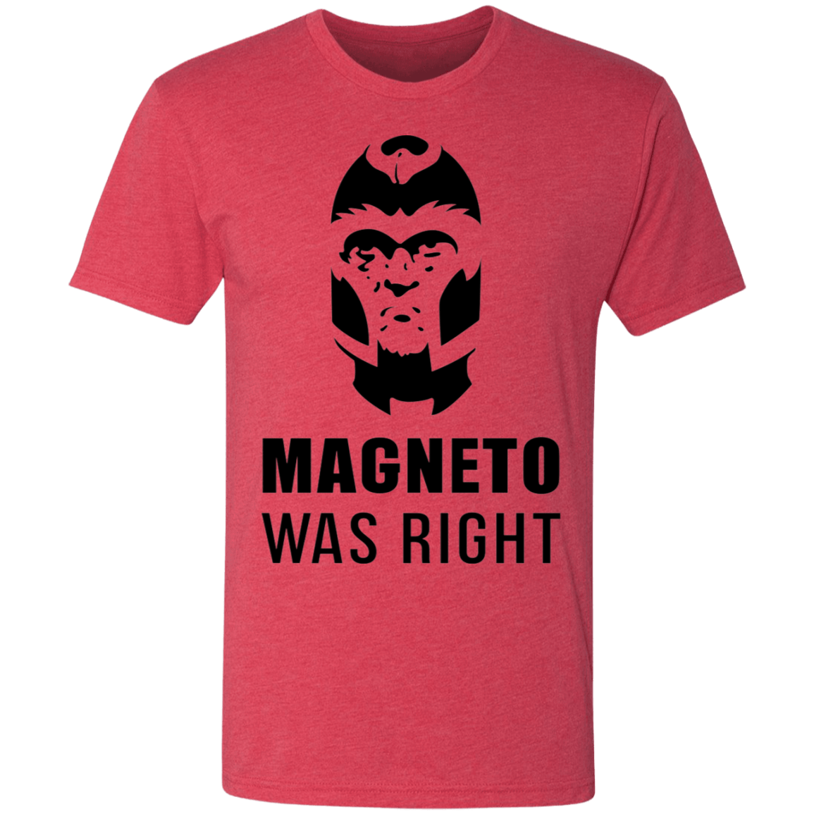 T-Shirts Vintage Red / S Magneto Was Right Men's Triblend T-Shirt