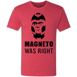 T-Shirts Vintage Red / S Magneto Was Right Men's Triblend T-Shirt