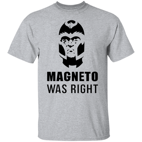 T-Shirts Sport Grey / S Magneto Was Right T-Shirt