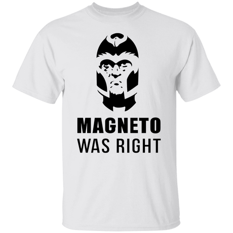 T-Shirts White / S Magneto Was Right T-Shirt