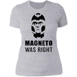 T-Shirts Heather Grey / S Magneto Was Right Women's Premium T-Shirt