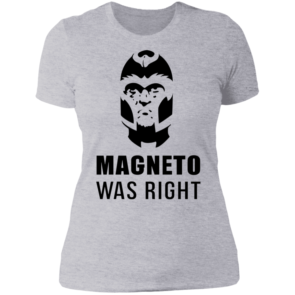 T-Shirts Heather Grey / S Magneto Was Right Women's Premium T-Shirt
