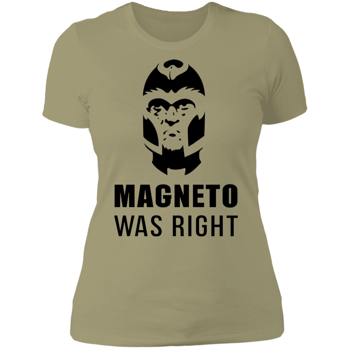 T-Shirts Light Olive / S Magneto Was Right Women's Premium T-Shirt
