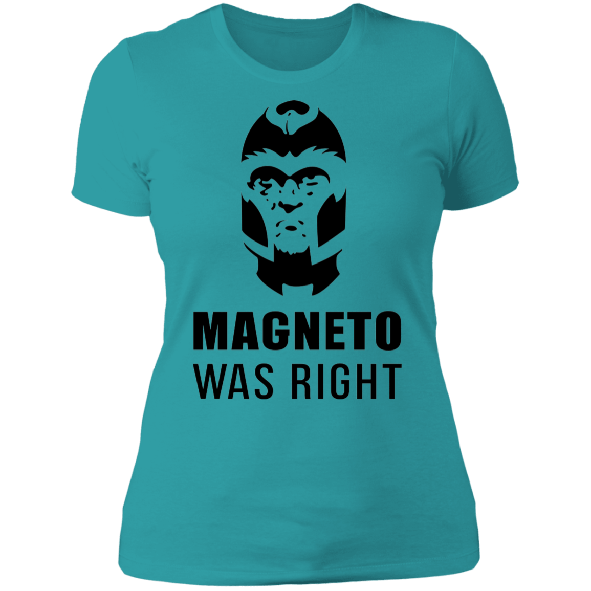 T-Shirts Tahiti Blue / S Magneto Was Right Women's Premium T-Shirt