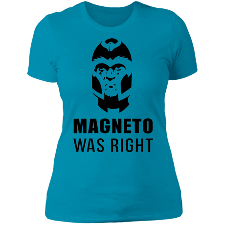 T-Shirts Turquoise / S Magneto Was Right Women's Premium T-Shirt