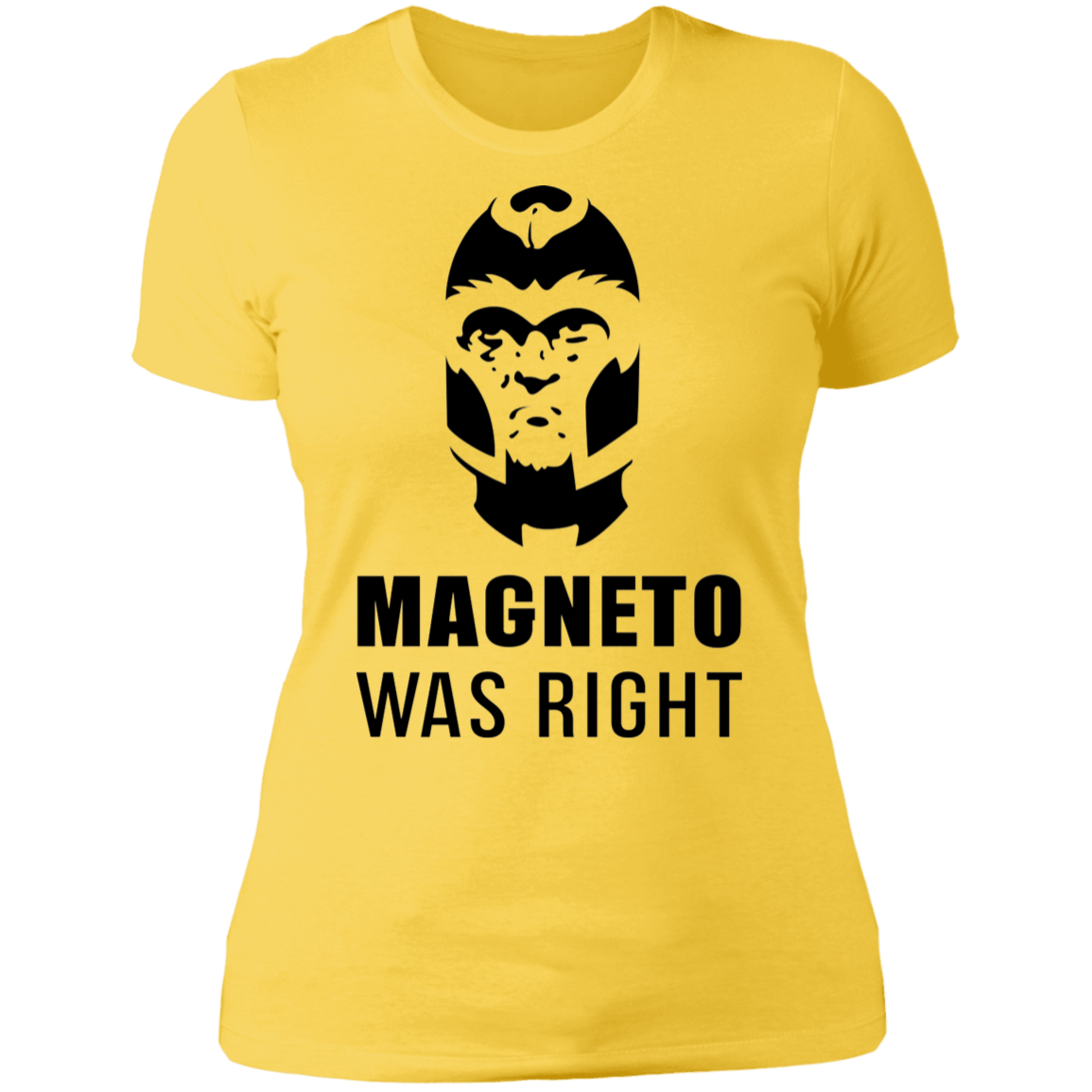 T-Shirts Vibrant Yellow / S Magneto Was Right Women's Premium T-Shirt