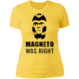T-Shirts Vibrant Yellow / S Magneto Was Right Women's Premium T-Shirt