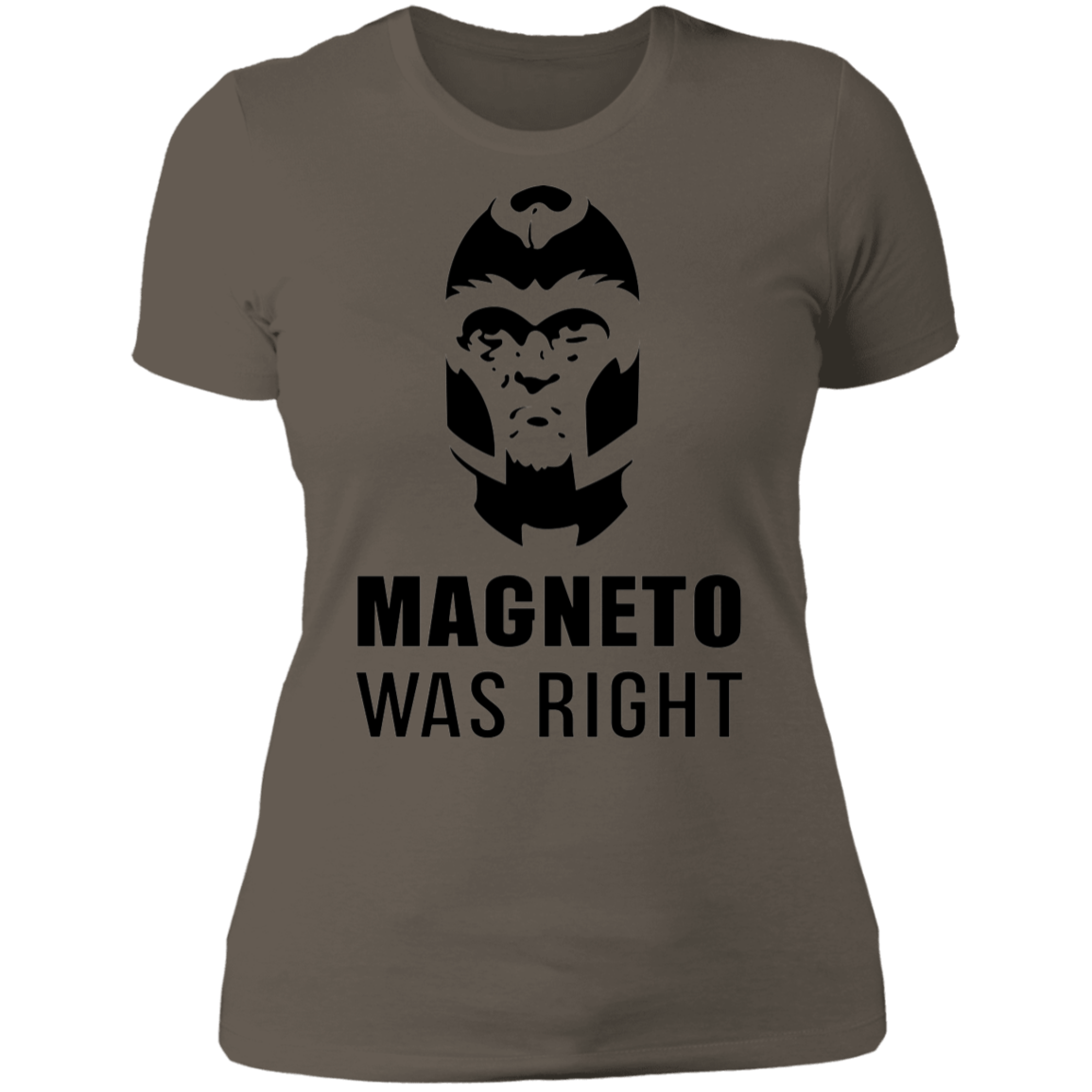 T-Shirts Warm Grey / S Magneto Was Right Women's Premium T-Shirt