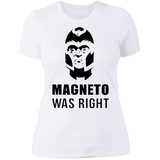 T-Shirts White / S Magneto Was Right Women's Premium T-Shirt