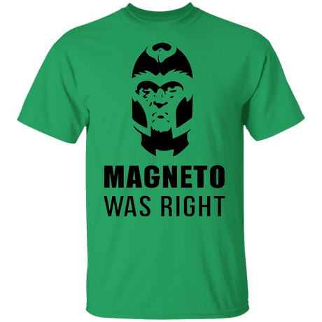T-Shirts Irish Green / YXS Magneto Was Right Youth T-Shirt