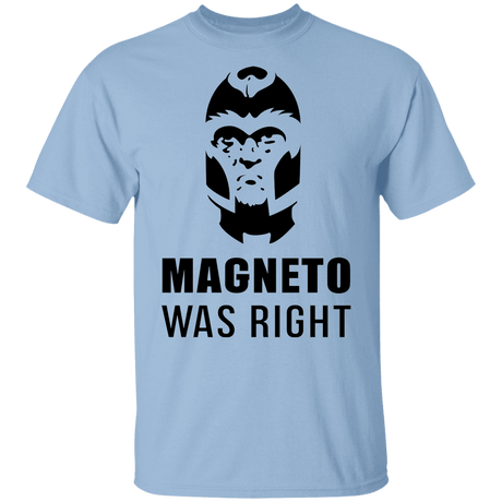 T-Shirts Light Blue / YXS Magneto Was Right Youth T-Shirt