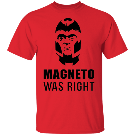 T-Shirts Red / YXS Magneto Was Right Youth T-Shirt