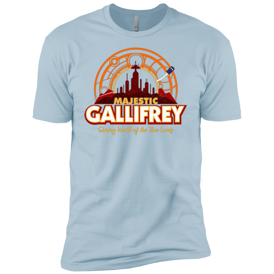 T-Shirts Light Blue / YXS Majestic Gallifrey Boys Premium T-Shirt