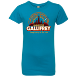T-Shirts Turquoise / YXS Majestic Gallifrey Girls Premium T-Shirt
