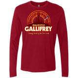 T-Shirts Cardinal / Small Majestic Gallifrey Men's Premium Long Sleeve