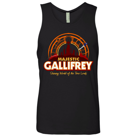 T-Shirts Black / Small Majestic Gallifrey Men's Premium Tank Top