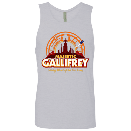 T-Shirts Heather Grey / Small Majestic Gallifrey Men's Premium Tank Top