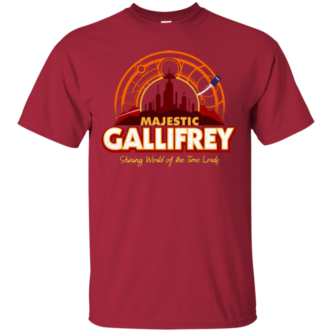 T-Shirts Cardinal / Small Majestic Gallifrey T-Shirt