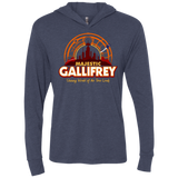T-Shirts Vintage Navy / X-Small Majestic Gallifrey Triblend Long Sleeve Hoodie Tee