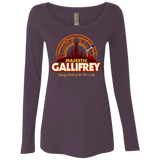 T-Shirts Vintage Purple / Small Majestic Gallifrey Women's Triblend Long Sleeve Shirt