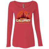 T-Shirts Vintage Red / Small Majestic Gallifrey Women's Triblend Long Sleeve Shirt
