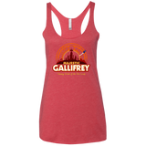 T-Shirts Vintage Red / X-Small Majestic Gallifrey Women's Triblend Racerback Tank