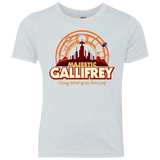 T-Shirts Heather White / YXS Majestic Gallifrey Youth Triblend T-Shirt