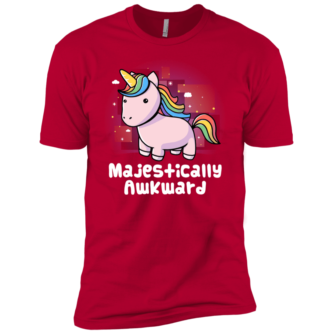 T-Shirts Red / YXS Majestically Awkward Boys Premium T-Shirt