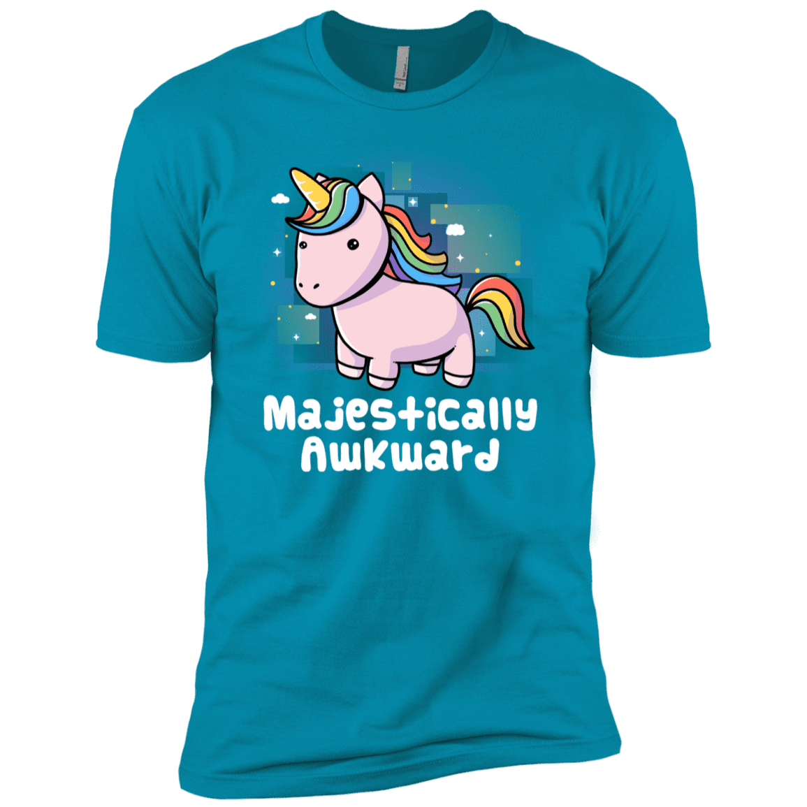 T-Shirts Turquoise / YXS Majestically Awkward Boys Premium T-Shirt