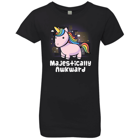 T-Shirts Black / YXS Majestically Awkward Girls Premium T-Shirt