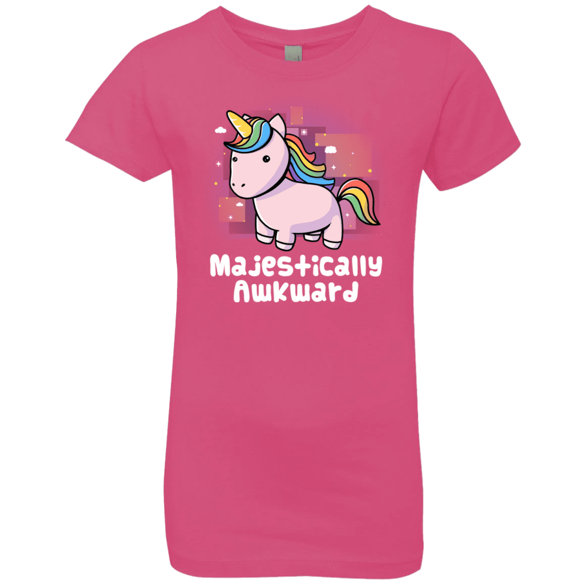 T-Shirts Hot Pink / YXS Majestically Awkward Girls Premium T-Shirt