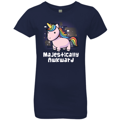 T-Shirts Midnight Navy / YXS Majestically Awkward Girls Premium T-Shirt