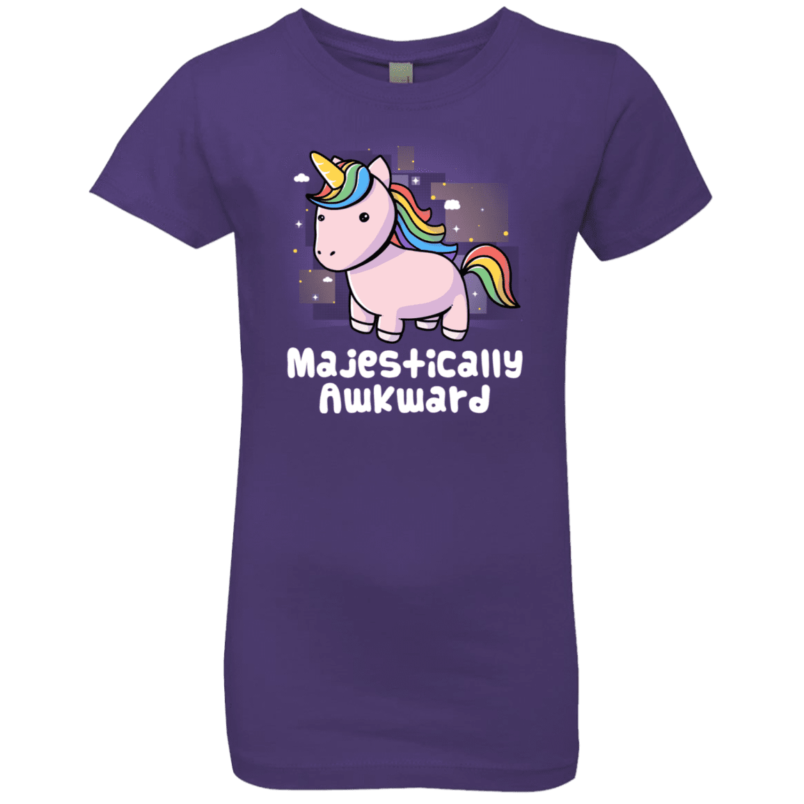 T-Shirts Purple Rush / YXS Majestically Awkward Girls Premium T-Shirt