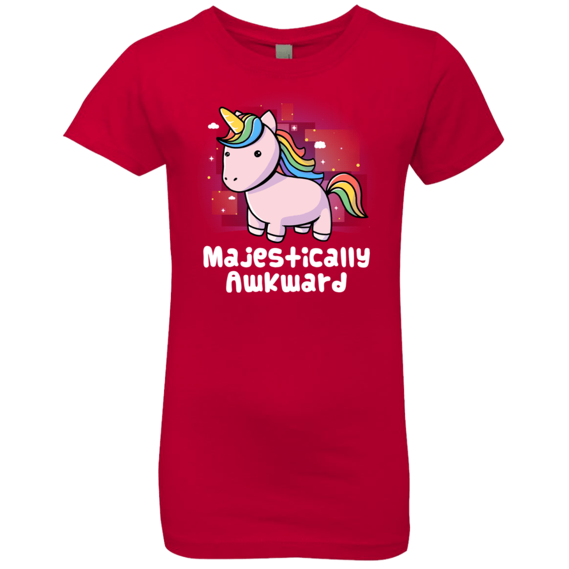 T-Shirts Red / YXS Majestically Awkward Girls Premium T-Shirt